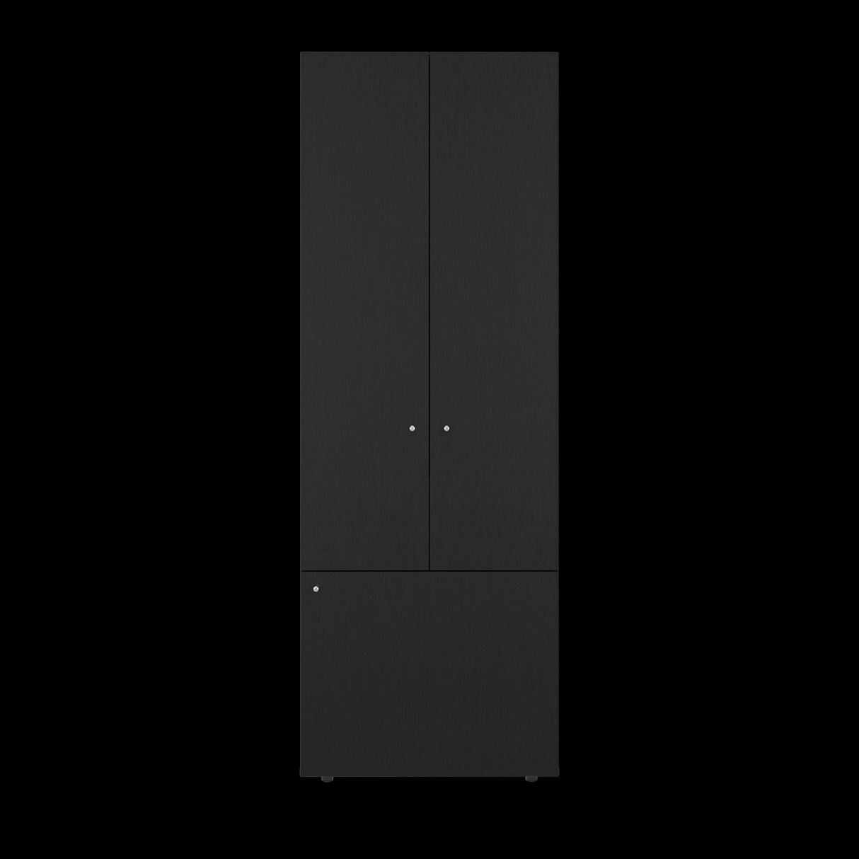 Closet Tuhogar Wengue 60x170cm con Cuatro Compartimientos y con Tres Puertas - CLOSETS | Bylmo