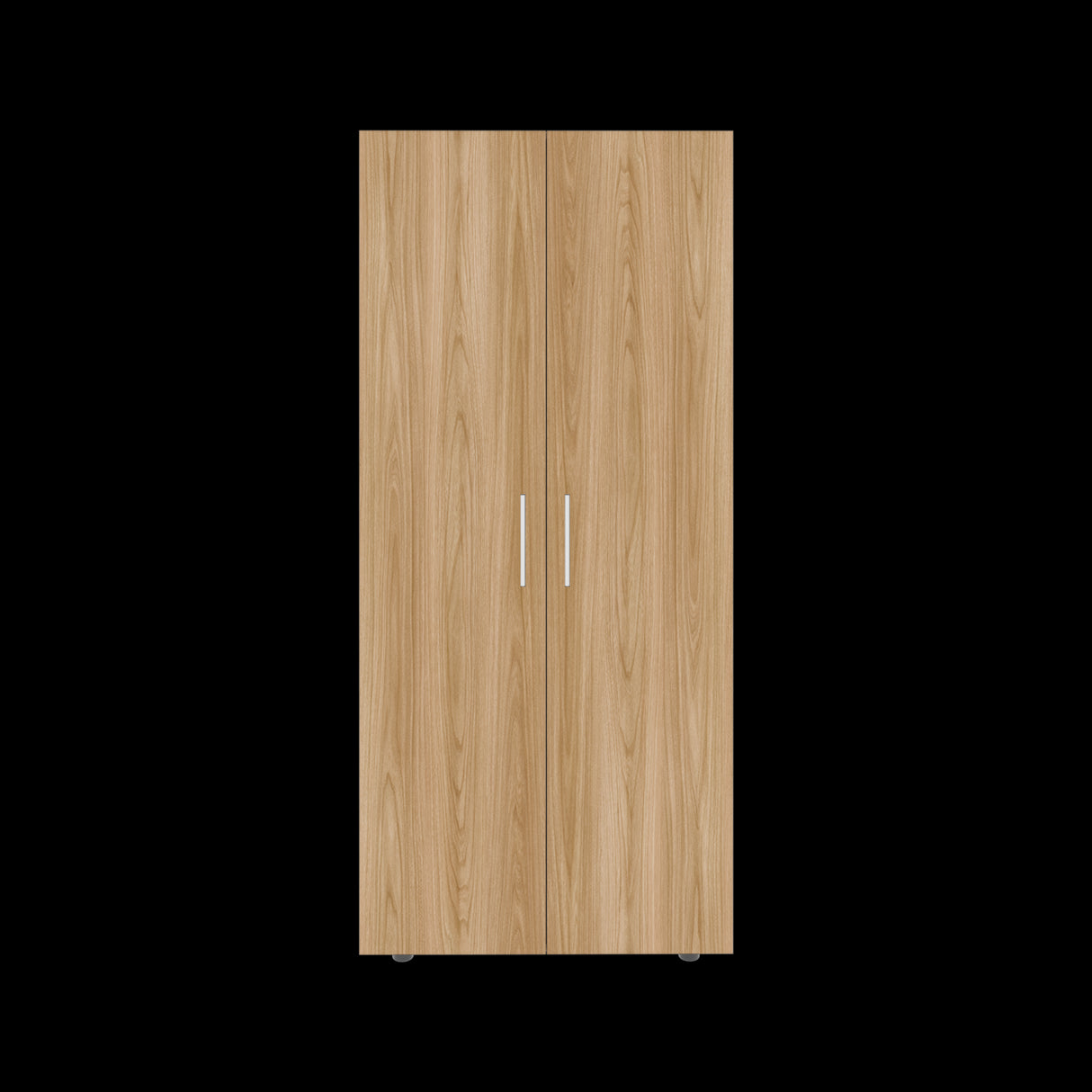 Closet Tera Fresno y Wengue 80x180cm con Seis Compartimientos y con Dos Puertas - CLOSETS | Bylmo