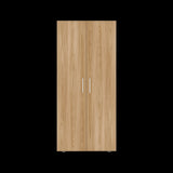 Closet Tera Fresno y Wengue 80x180cm con Seis Compartimientos y con Dos Puertas - CLOSETS | Bylmo