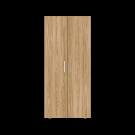 Closet Tera Fresno y Wengue 80x180cm con Seis Compartimientos y con Dos Puertas - CLOSETS | Bylmo