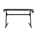 Escritorio Gamer Carbon Racer Negro y Fibra de Carbono 60x120cm sin Cajones - ESCRITORIOS | Bylmo