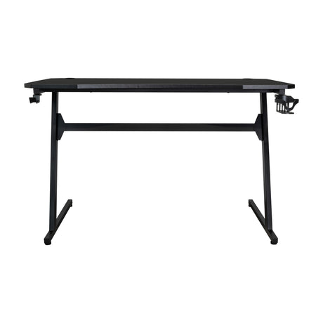 Escritorio Gamer Carbon Racer Negro y Fibra de Carbono 60x120cm sin Cajones - ESCRITORIOS | Bylmo