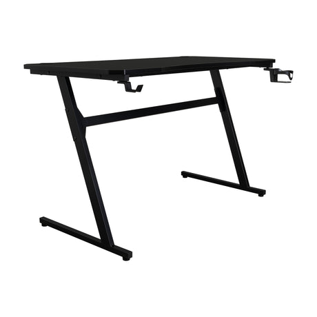 Escritorio Gamer Carbon Racer Negro y Fibra de Carbono 60x120cm sin Cajones - ESCRITORIOS | Bylmo