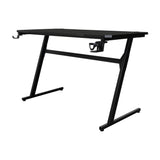 Escritorio Gamer Carbon Racer Negro y Fibra de Carbono 60x120cm sin Cajones - ESCRITORIOS | Bylmo