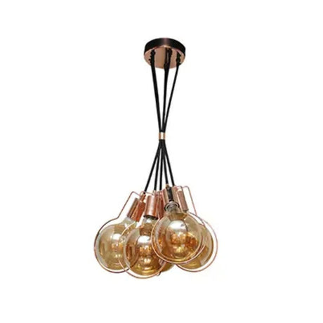 Lámpara de Techo Colgante Graz Cobre 13x115cm Ajustable con Bombilla LED - LAMPARAS DE TECHO | Bylmo
