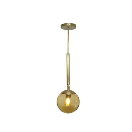 Lámpara de Techo Colgante Barcelos Dorado 13x42cm Ajustable con Bombilla LED - LAMPARAS DE TECHO | Bylmo