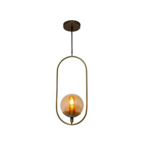 Lámpara de Techo Colgante Niza Dorado y Negro 13x132cm Ajustable con Bombilla LED - LAMPARAS DE TECHO | Bylmo