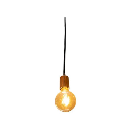 Lámpara de Techo Colgante Alanis Cobre y Negro 13x7.5cm Ajustable con Bombilla LED - LAMPARAS DE TECHO | Bylmo