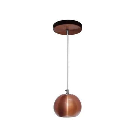Lámpara de Techo Colgante Genoveva mini Cobre 16x12cm Ajustable con Bombilla LED - LAMPARAS DE TECHO | Bylmo