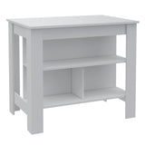 Mueble Auxiliar de Cocina Cala Blanco 103x90cm con Tres Compartimientos - BARRAS Y MUEBLES AUXILIARES | Bylmo