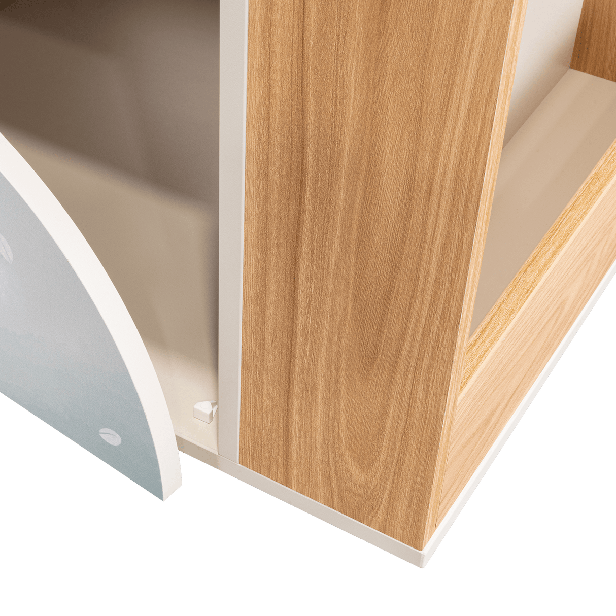 Biblioteca Boscozy Capri 141.8x72.1cm con Un Cajón y con Seis Compartimientos - BIBLIOTECAS Y ESTANTERIAS | Bylmo