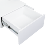 Recibidor Vienna Blanco 60.1x91.95cm con Un Cajón y con Tres Compartimientos - BIFES Y ARRIMOS | Bylmo