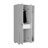 Closet Misuri Blanco 90x182cm con Un Cajón y Siete Compartimientos - CLOSETS | Bylmo