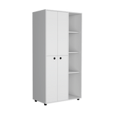 Closet Misuri Blanco 90x182cm con Un Cajón y Siete Compartimientos - CLOSETS | Bylmo
