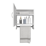 Gabinete De Baño Bath Blanco 45x50cm Cuadrado Con Espejo Y Espacio Para Colgar Toalla De Manos - GABINETES DE BANHO | Bylmo