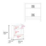 Gabinete De Baño Bath Blanco 45x50cm Cuadrado Con Espejo Y Espacio Para Colgar Toalla De Manos - GABINETES DE BANHO | Bylmo