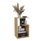 Mesa Auxiliar Everett Fresno 39.8x63.4cm Rectangular con Tres Compartimientos