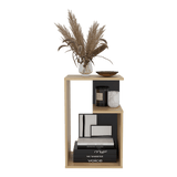 Mesa Auxiliar Everett Fresno 39.8x63.4cm Rectangular con Tres Compartimientos