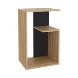 Mesa Auxiliar Everett Fresno 39.8x63.4cm Rectangular con Tres Compartimientos