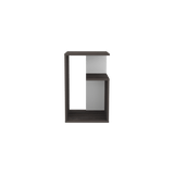 Mesa Auxiliar Everett Carbón Y Blanco 39.8x63.4cm Rectangular Con Tres Compartimientos - MESAS AUXILIARES | Bylmo