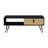 Mesa De Centro Huna Wengue 104x40.4cm Rectangular Con Patas - MESAS DE CENTRO | Bylmo