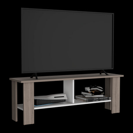 Mesa para TV Navia Bardolino 120.3x42.1cm para TV Hasta 55" Pulgadas con Tres Compartimientos - MUEBLES DE TV | Bylmo