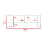 Mesa para TV Navia Bardolino 120.3x42.1cm para TV Hasta 55" Pulgadas con Tres Compartimientos - MUEBLES DE TV | Bylmo