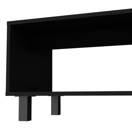 Combo Mueble de TV y Mesa de Centro Eclpse Wengue 140.2x45.7cm para TV Hasta 65" Pulgadas con Seis Compartimientos - MUEBLES DE TV | Bylmo