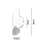 Lámpara de Pared Led Pergamino Blanco y Madera 13x32cm de de Dos Luces sin Bombilla - LAMPARAS DE PARED | Bylmo