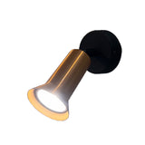 Lámpara de Pared Led Arlon Dorado y Negro 7x10.5cm de de Una Luz sin Bombilla - LAMPARAS DE PARED | Bylmo