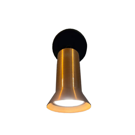 Lámpara de Pared Led Arlon Dorado y Negro 7x10.5cm de de Una Luz sin Bombilla - LAMPARAS DE PARED | Bylmo