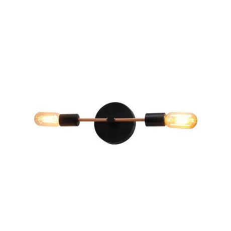 Lámpara de Pared Led Blau Negro 29x2cm de de Dos Luces sin Bombilla - LAMPARAS DE PARED | Bylmo
