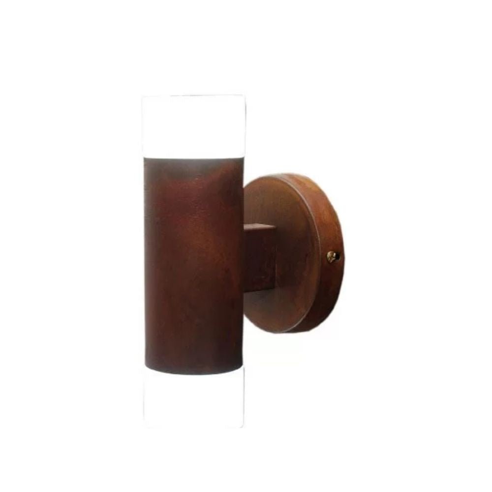 Lámpara de Pared Led Basha Cobre 13x25cm de de Dos Luces sin Bombilla - LAMPARAS DE PARED | Bylmo