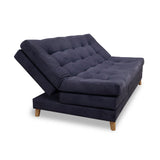 Sofá Cama Kalin Gris 180x40cm De Tres Puestos Reclinable Antifluido con Dos Cojines Decorativos - SOFAS Y POLTRONAS | Bylmo