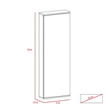 Zapatero Flotante Vertical Leto Coñac 47x138cm de Cinco Niveles para Diez Pares - ZAPATEROS | Bylmo