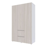 Closet Lemnos Niebla y Blanco 120x200cm con Un Cajón y con Siete Compartimientos - CLOSETS | Bylmo
