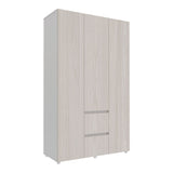 Closet Lemnos Niebla y Blanco 120x200cm con Un Cajón y con Siete Compartimientos - CLOSETS | Bylmo