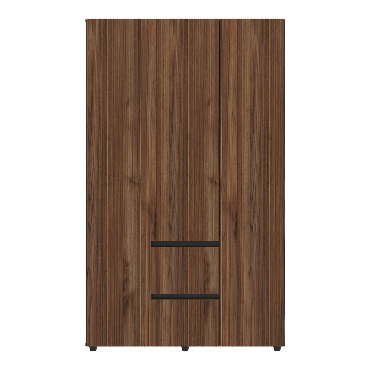 Closet Lemnos Gales y Wengue 120x200cm con Un Cajón y con Siete Compartimientos - CLOSETS | Bylmo
