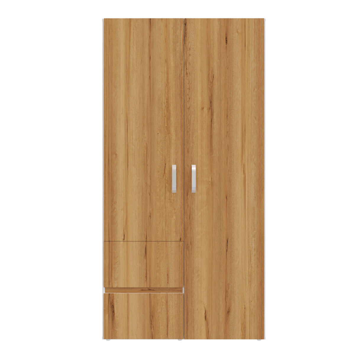 Closet Malabo Duna y Blanco 100x198cm con Dos Cajones y con Dos Compartimientos - CLOSETS | Bylmo