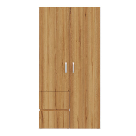 Closet Malabo Duna y Blanco 100x198cm con Dos Cajones y con Dos Compartimientos - CLOSETS | Bylmo