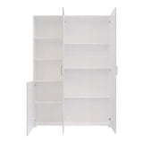 Closet Jazmin Blanco y Niebla 140x200cm sin Cajones y con Nueve Compartimientos - CLOSETS | Bylmo