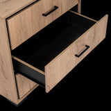 Cajonera Terra Macadamia 79.1x77cm de Tres Hileras con Tres Cajones - CAJONERAS Y COMODAS | Bylmo
