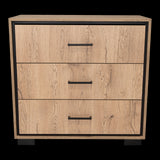Cajonera Terra Macadamia 79.1x77cm de Tres Hileras con Tres Cajones - CAJONERAS Y COMODAS | Bylmo