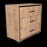Cajonera Terra Macadamia 79.1x77cm de Tres Hileras con Tres Cajones - CAJONERAS Y COMODAS | Bylmo