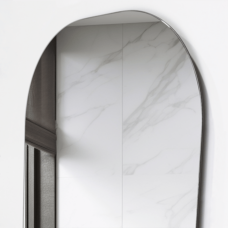 Espejo de Baño Nany Gris 43x68cm Rectangular sin Marco - ESPEJOS DE BANHO | Bylmo