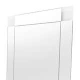 Espejo de Baño Yorlin Gris 60x80cm Rectangular sin Marco y con Sandblasting - ESPEJOS DE BANHO | Bylmo