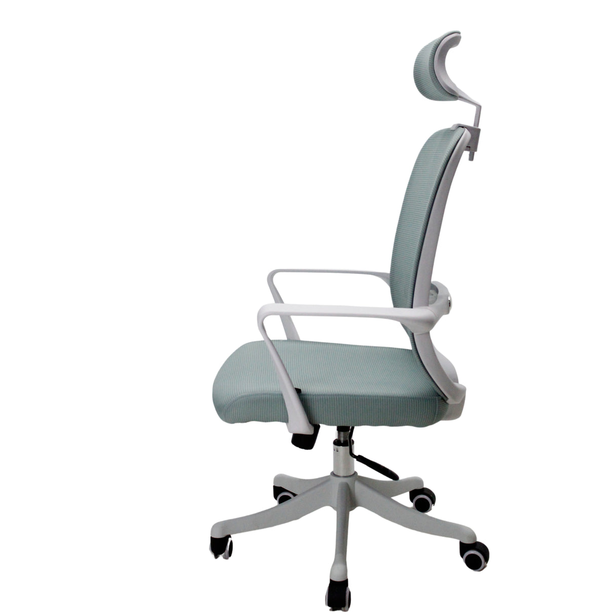 Silla Gerencial Cristal Azul Aguamarina 60x118cm con Apoya Brazos y con Apoya Cabezas - SILLAS DE OFICINA | Bylmo