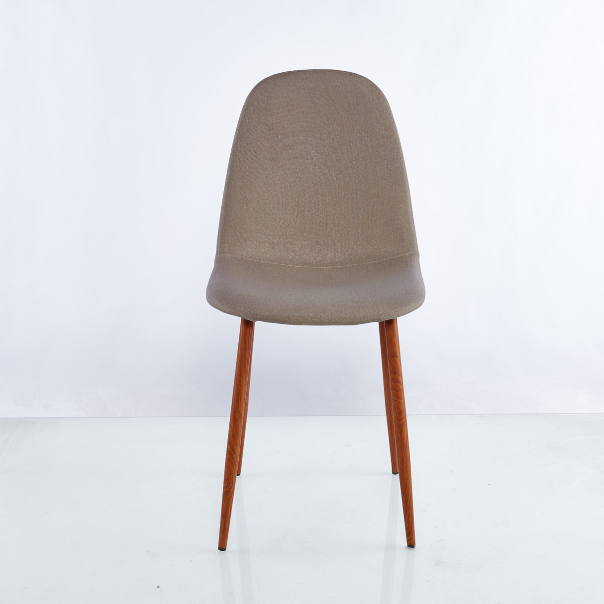 Set x 2 Sillas Concept Cafe Claro 44x85cm con Asiento Ovalado y con Espaldar - SILLAS Y BUTACOS | Bylmo