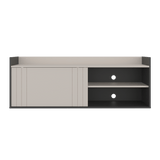 Mesa para TV Cuera Capri y Wengue 141.1x51.6cm para TV Hasta 60" Pulgadas con Cuatro Compartimientos - MUEBLES DE TV | Bylmo