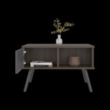 Mesa de Centro Zurich Milan y Plomo 63.3x40cm Rectangular con Compartimientos - MESAS DE CENTRO | Bylmo